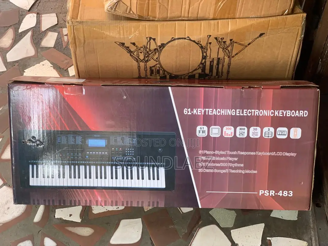 Psr-483 61-key Teaching Electronic Keyboard