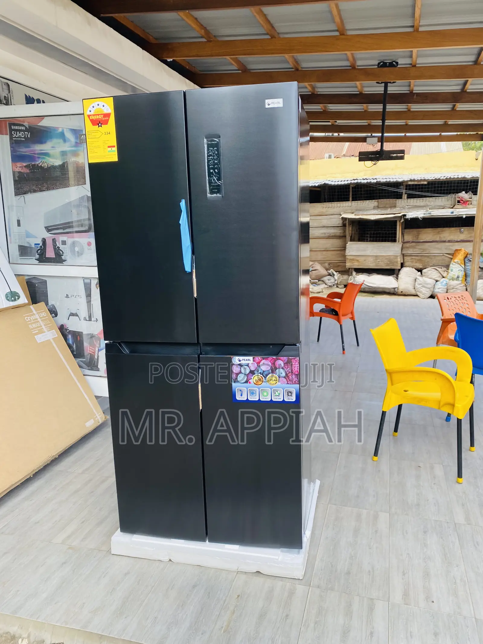 Sleek Design Samsung Pf 550bss Side by Side Fridge(337ltr)