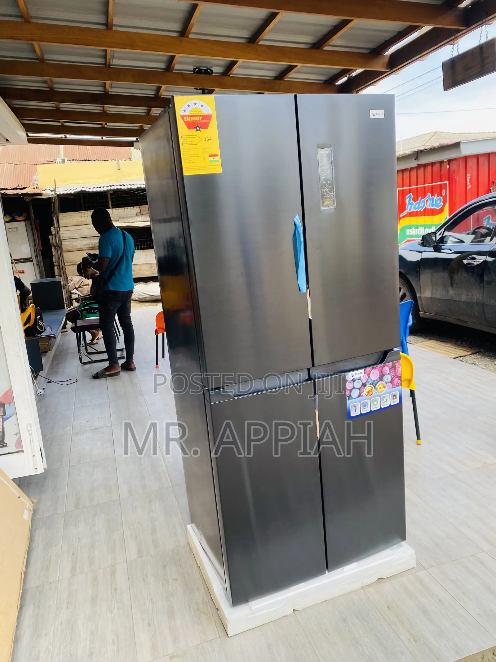 Extremely Chilling Pearl337L Side by Side Fridge(Pf 550bss)