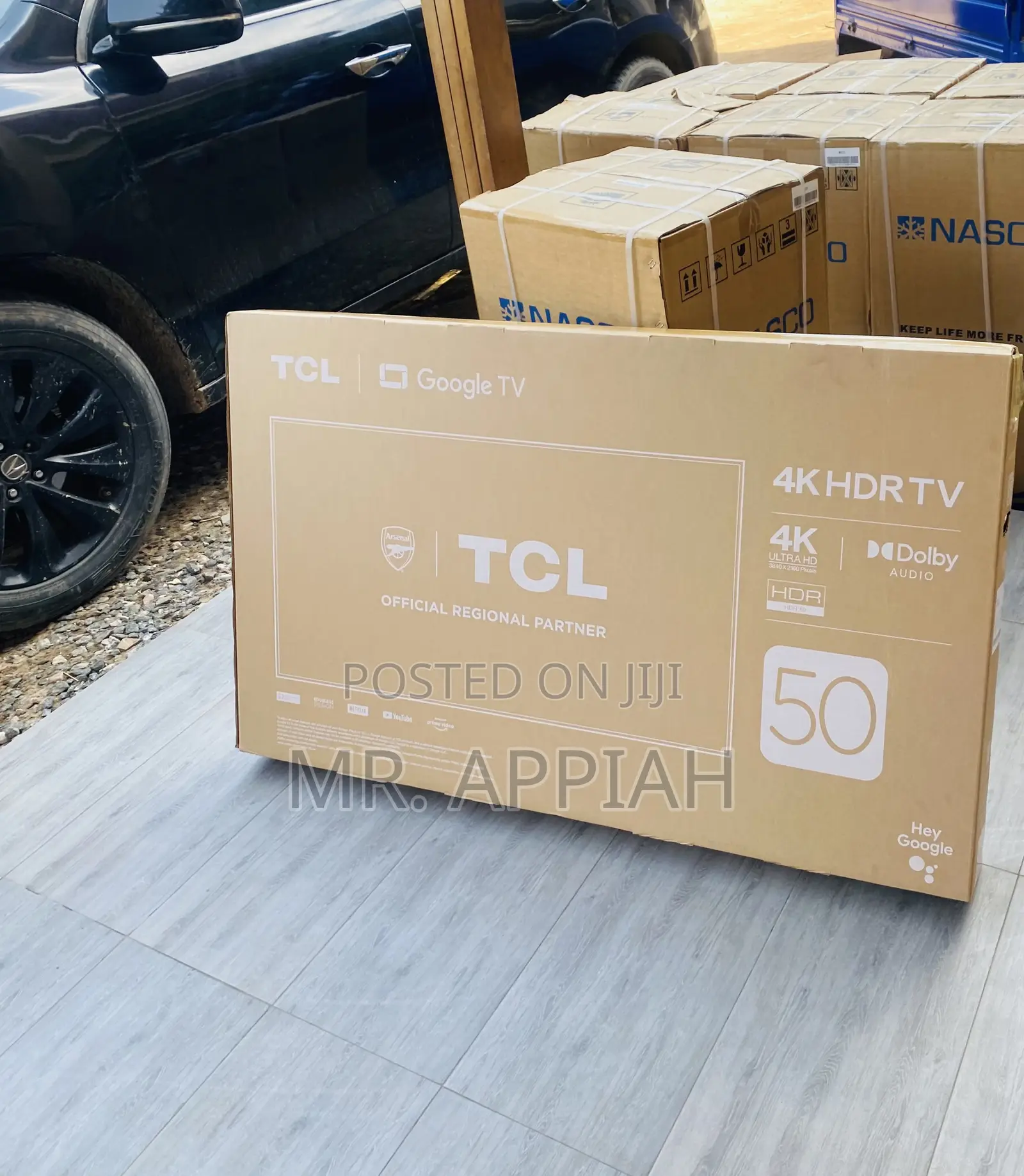 Authentic TCL 50 Inch HDR Google TV With Dolby Atmos.