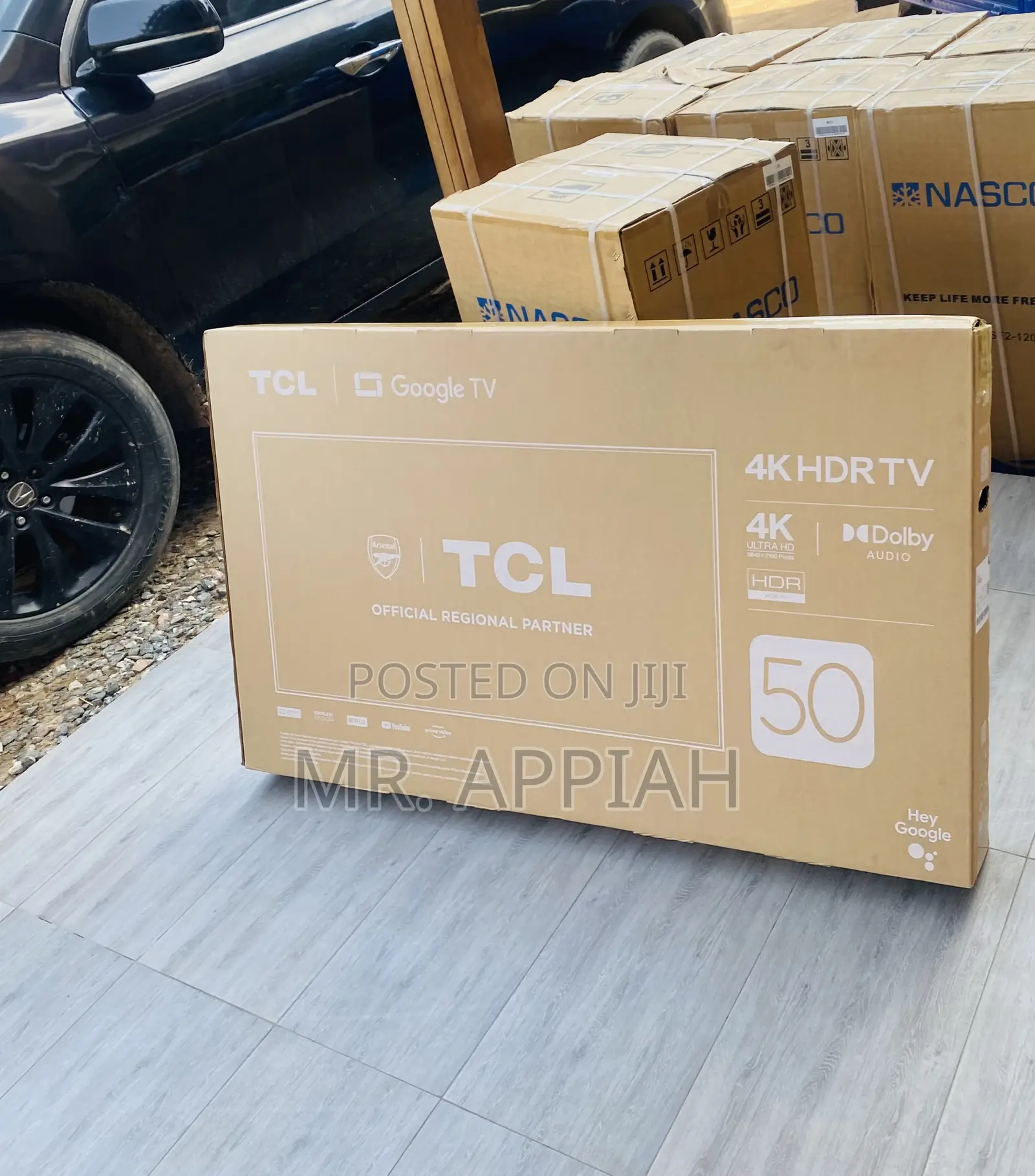 Authentic TCL 50 Inch HDR Google TV With Dolby Atmos.