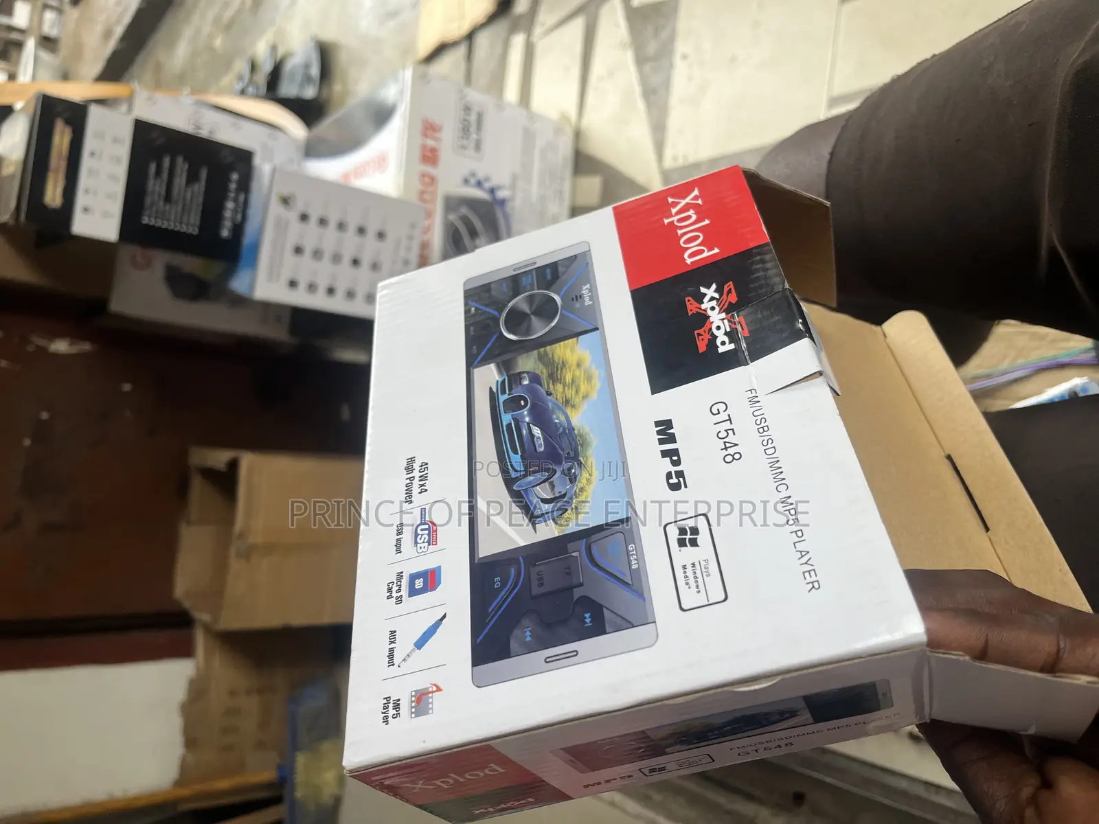 Car Tape Device With Video Screen ( Single Face )
