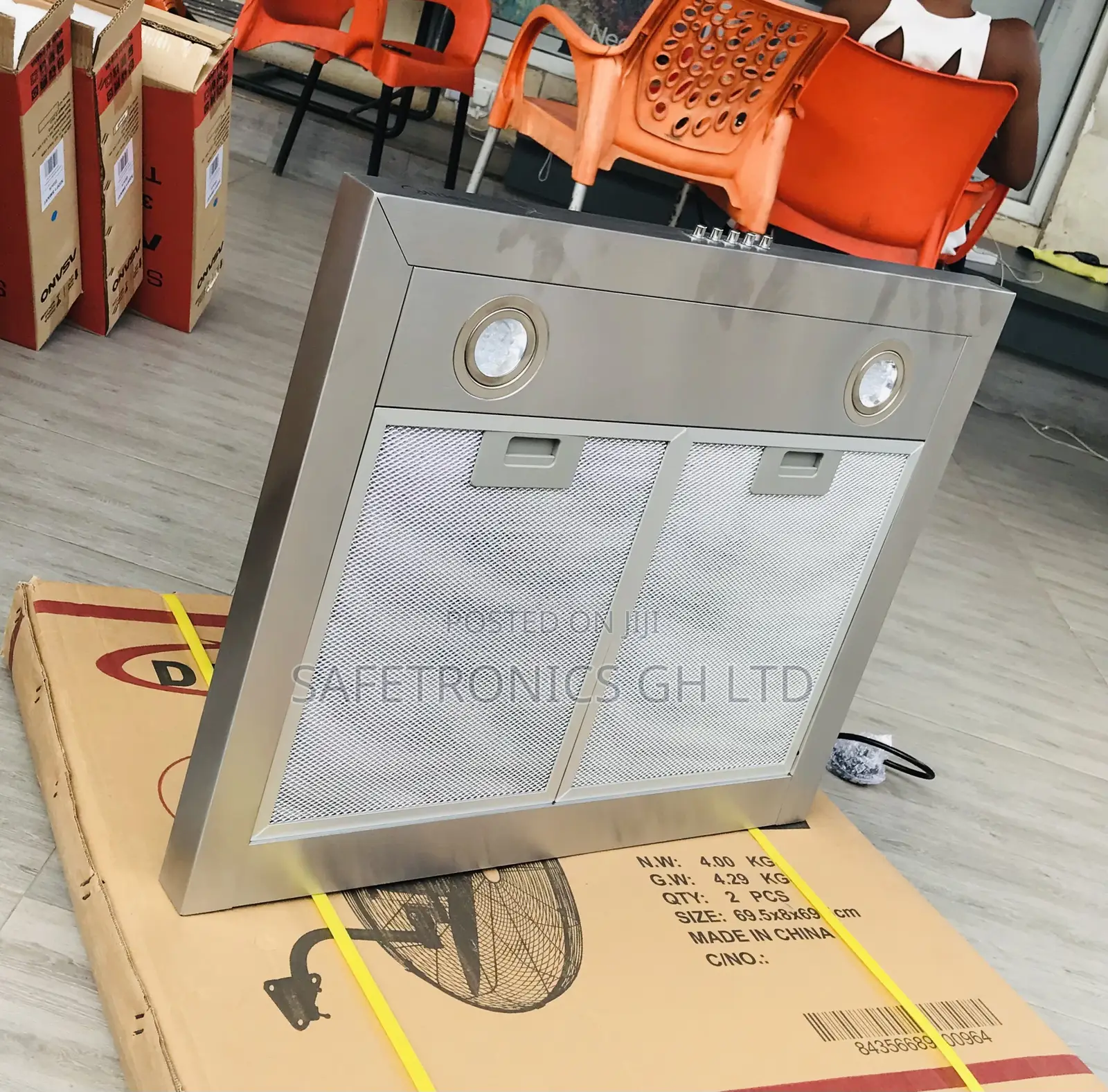 Boxed T-Shape 60M21 60cm Cooker Hood Gray Midea