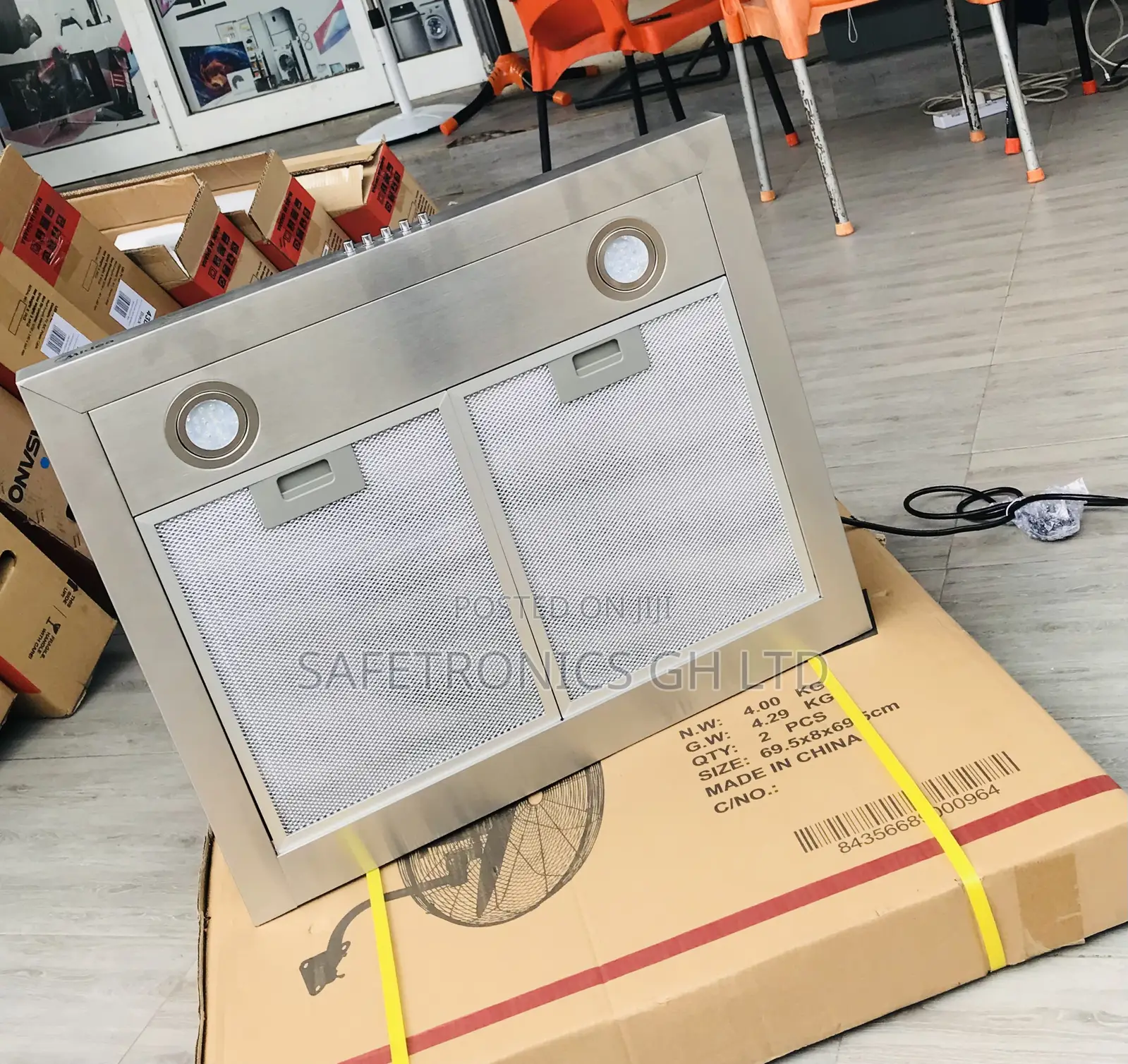 Midea 60M21 60cm T-Shape Gray Essential Cooker Hood
