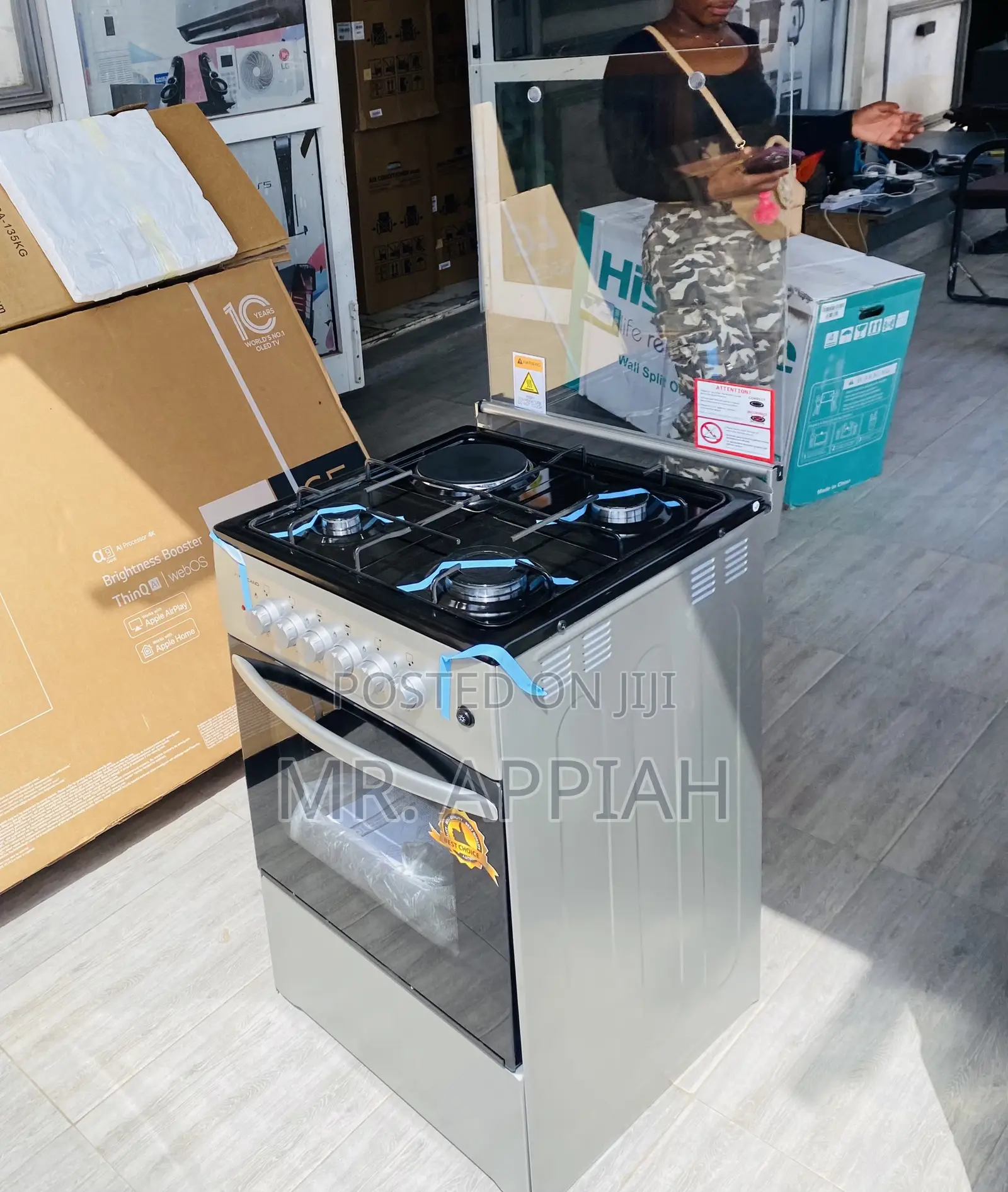 Latest and Affordable Volcano50x50 3gas + 1 Electric Cooker