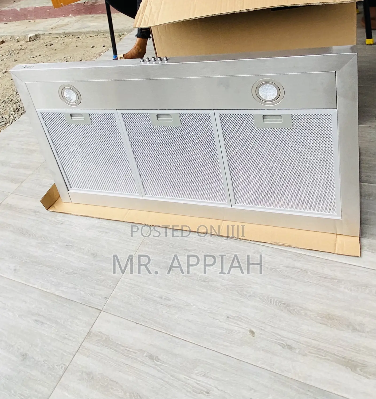 Midea Inbuilt Stainless Steel Cooker Hood 90M21(Gray).
