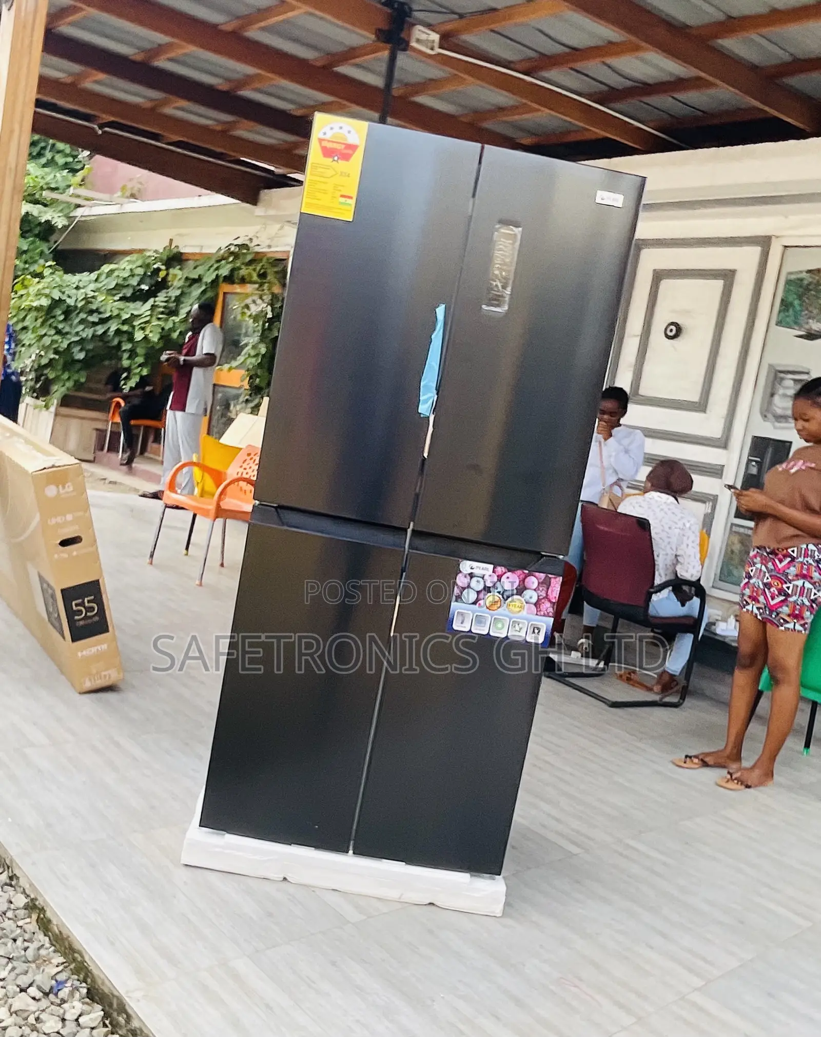 PF-550BSS Pearl 4 Doors Side by Side Bottomfreezer Fridge