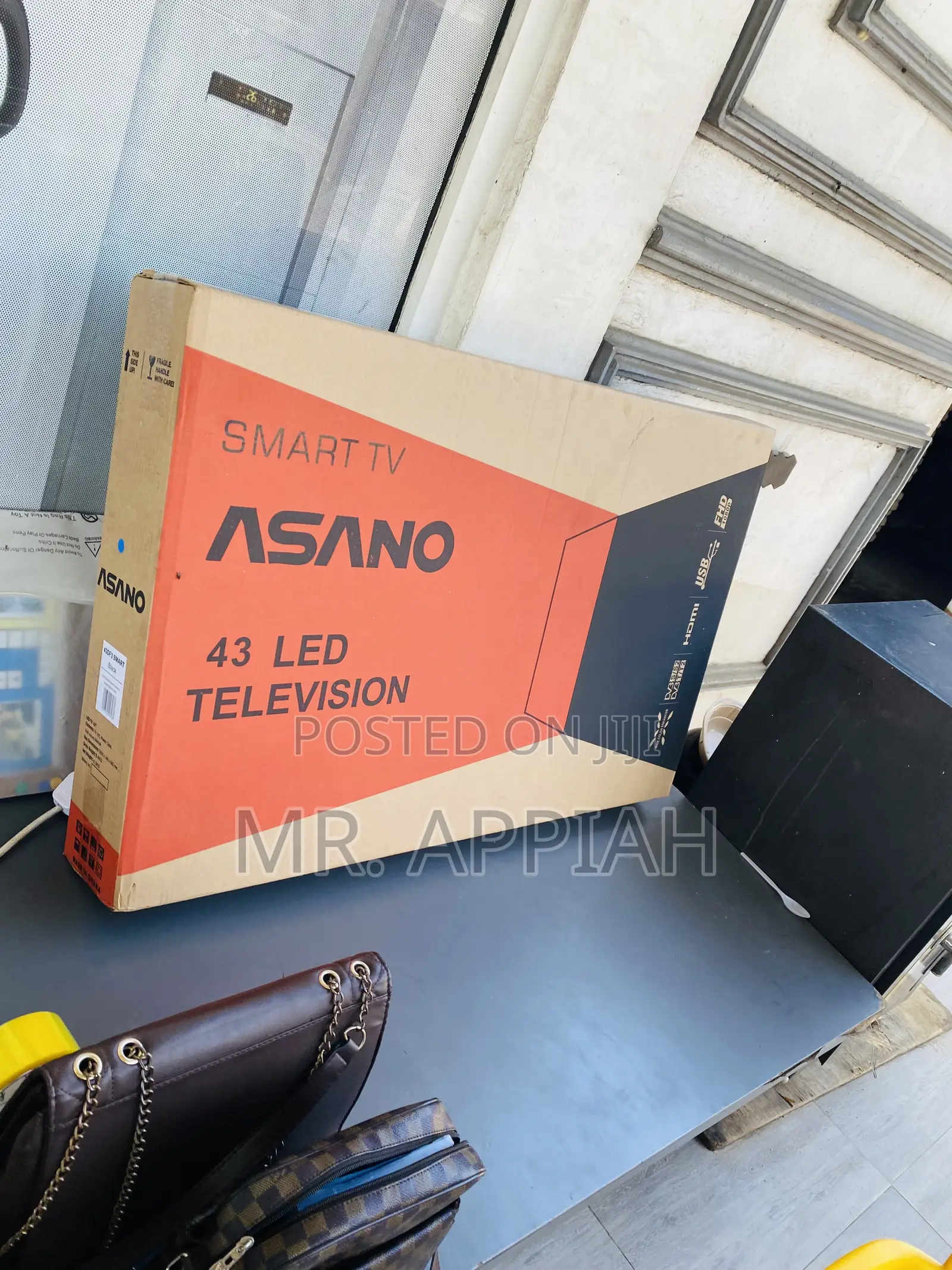 Elegant Asano 43 Inch Led Digital Satellite Smart Tv.