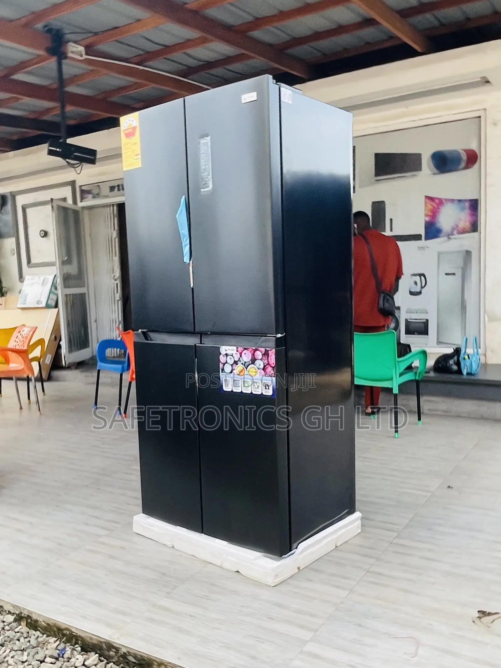 Side by Side Pearl Pf-550bbs Bottomfreezer 4 Doors Fridge