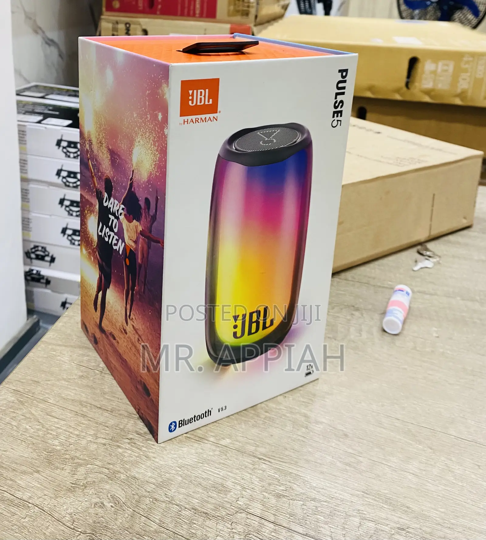 Brand New JBL Pulse 5 Bluetooth Speaker With Light Show.