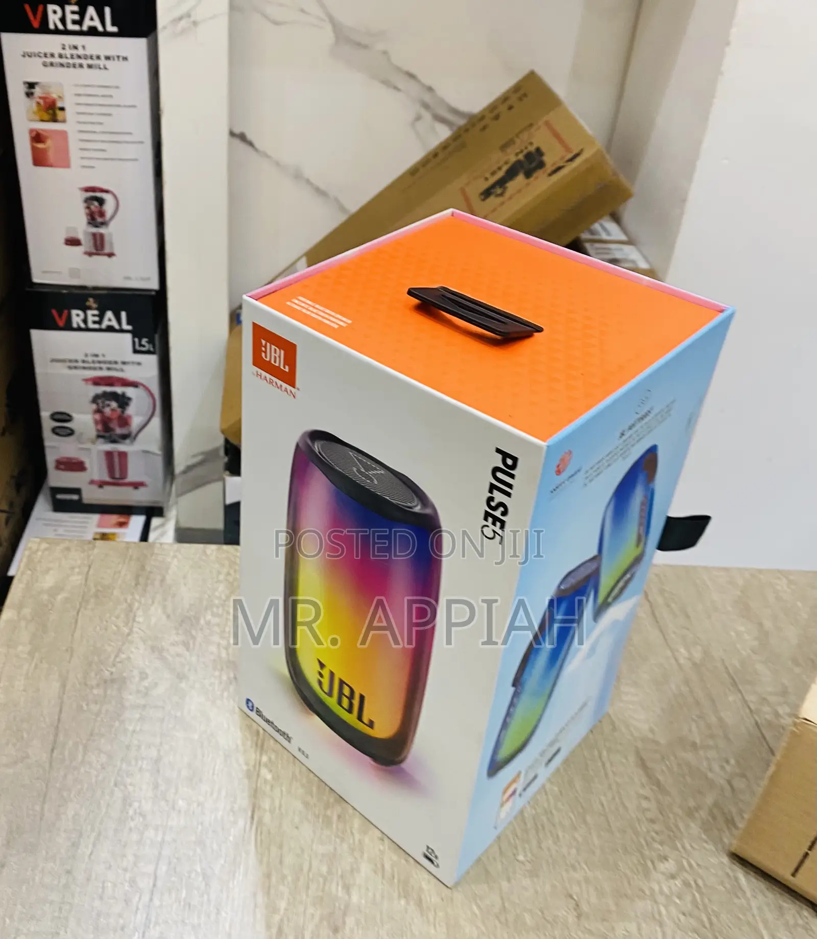 High Quality JBL Pulse 5 Bluetooth Speaker With Light Show