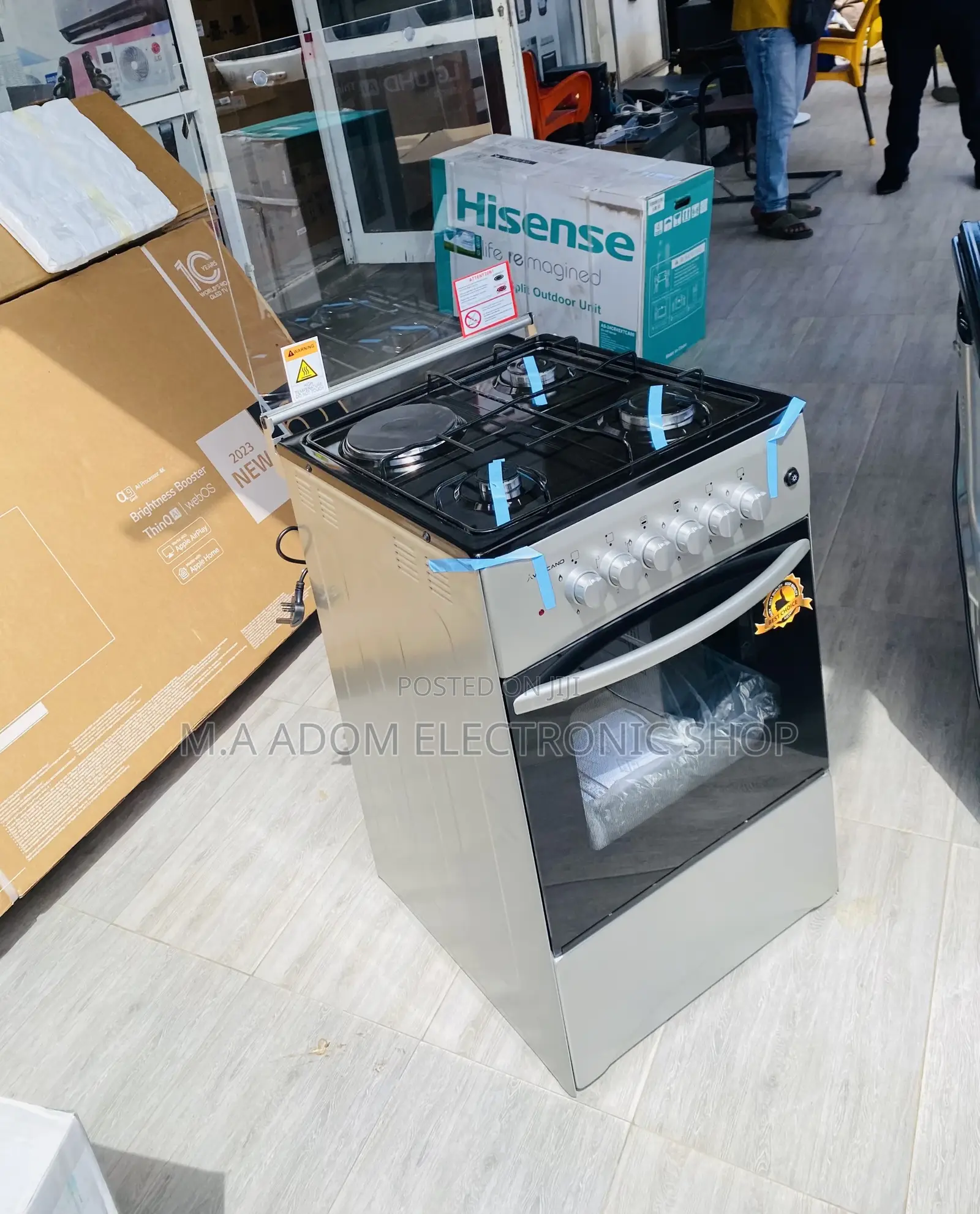 Long Lasting Volcano 50x50 Oven 3 Gas + 1 Electric Cooker.