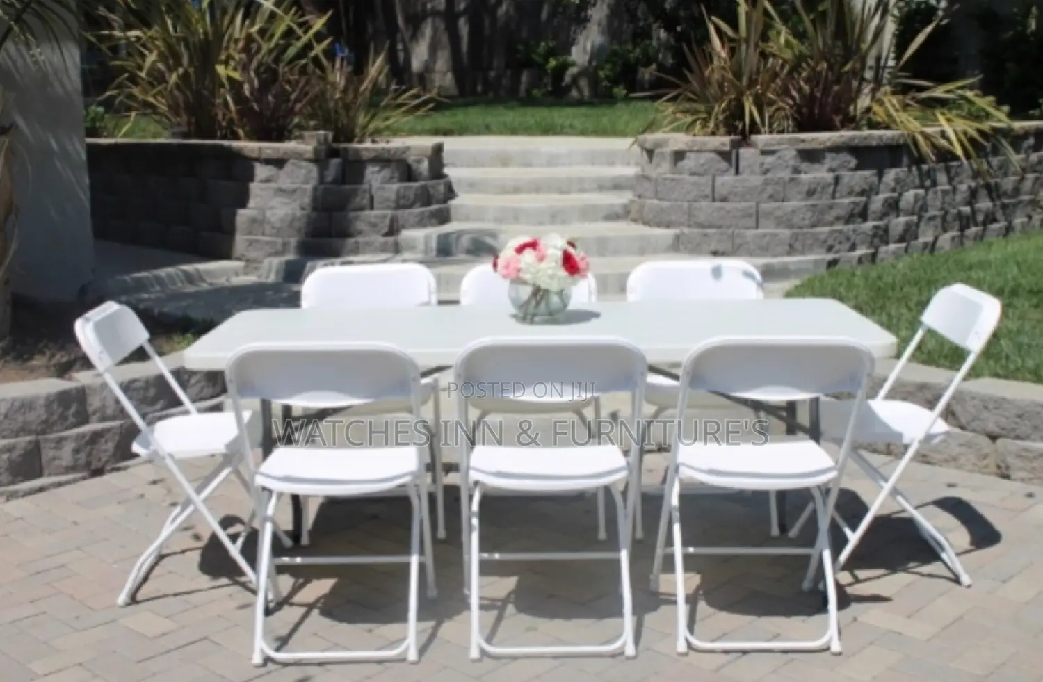 Foldable Event ,Conference Table With 8 Chairs