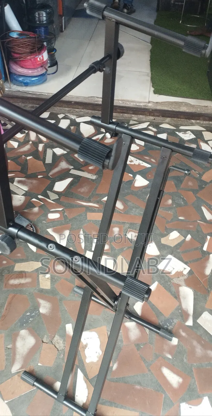 Double Keyboard Stand Adjustable