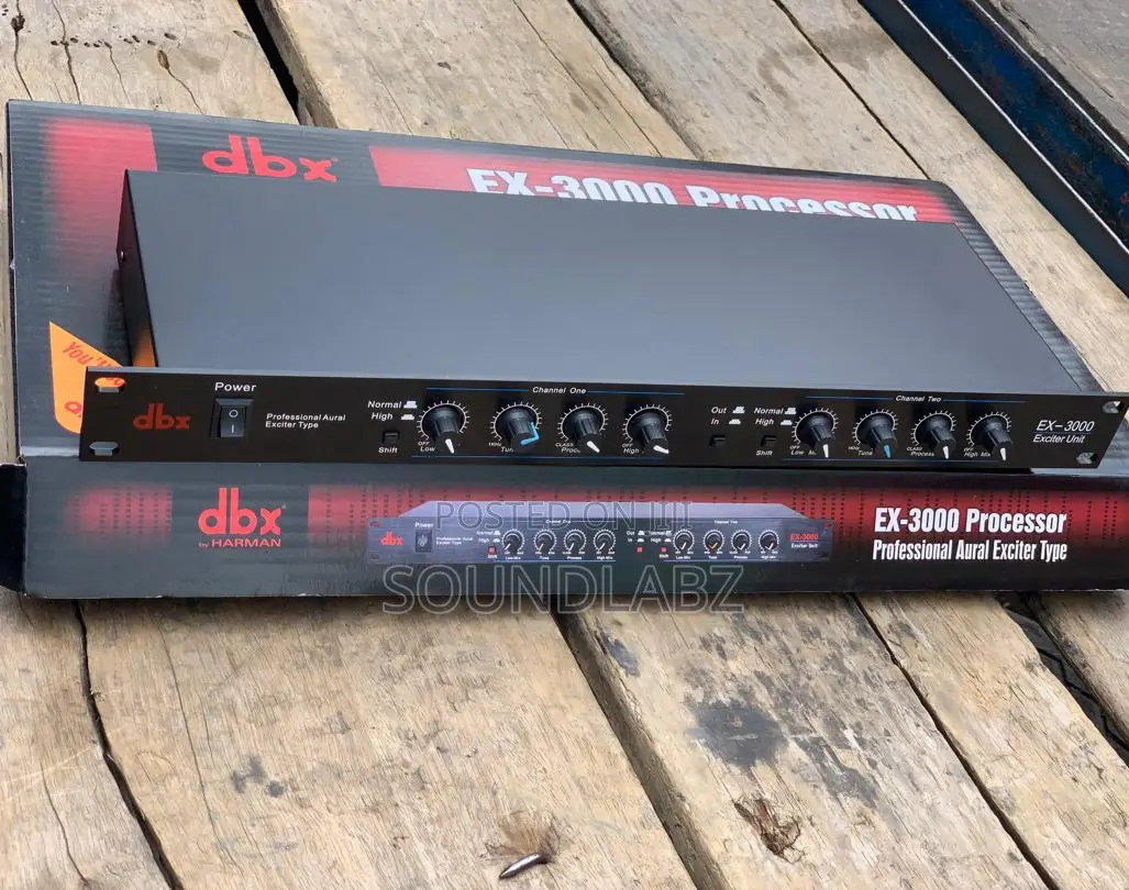 DBX Ex-3000 Dual Channel Sound Processor Pro Audio Exciter