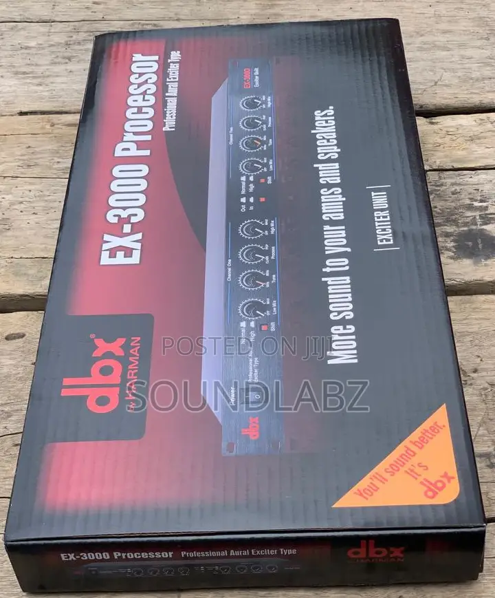 DBX Ex-3000 Dual Channel Sound Processor Pro Audio Exciter