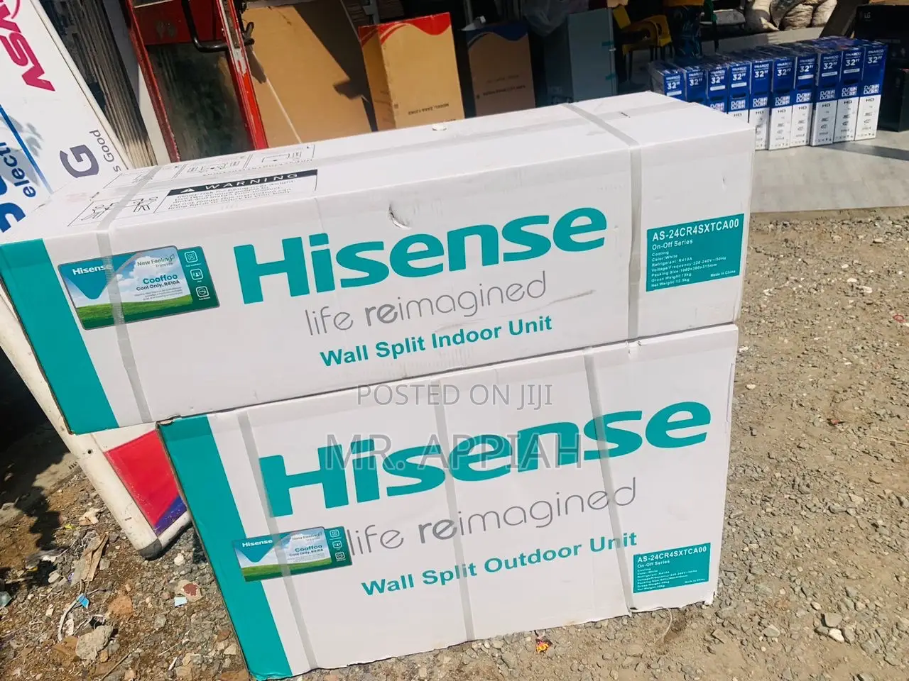 Hisense Split Type R410 2.5hp Air Conditioner(White).