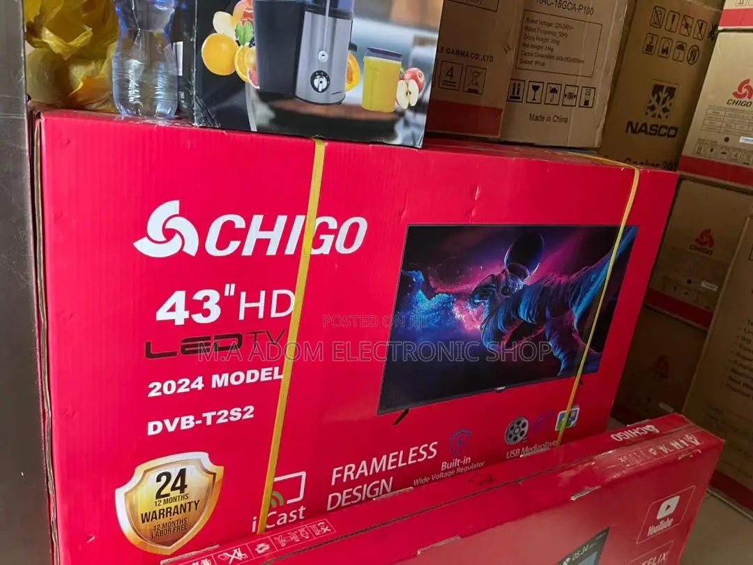 Chigo 43” Digital Satellite Led Tv