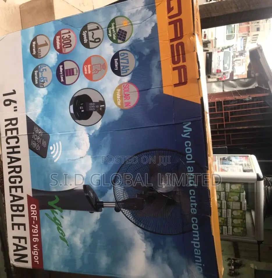 Cool Price Rechargeable Solar Fan