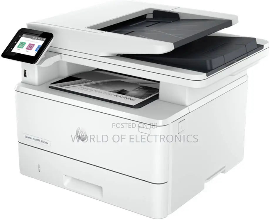 HP Laserjet Pro MFP 4103dw Printer, Wireless, All in One