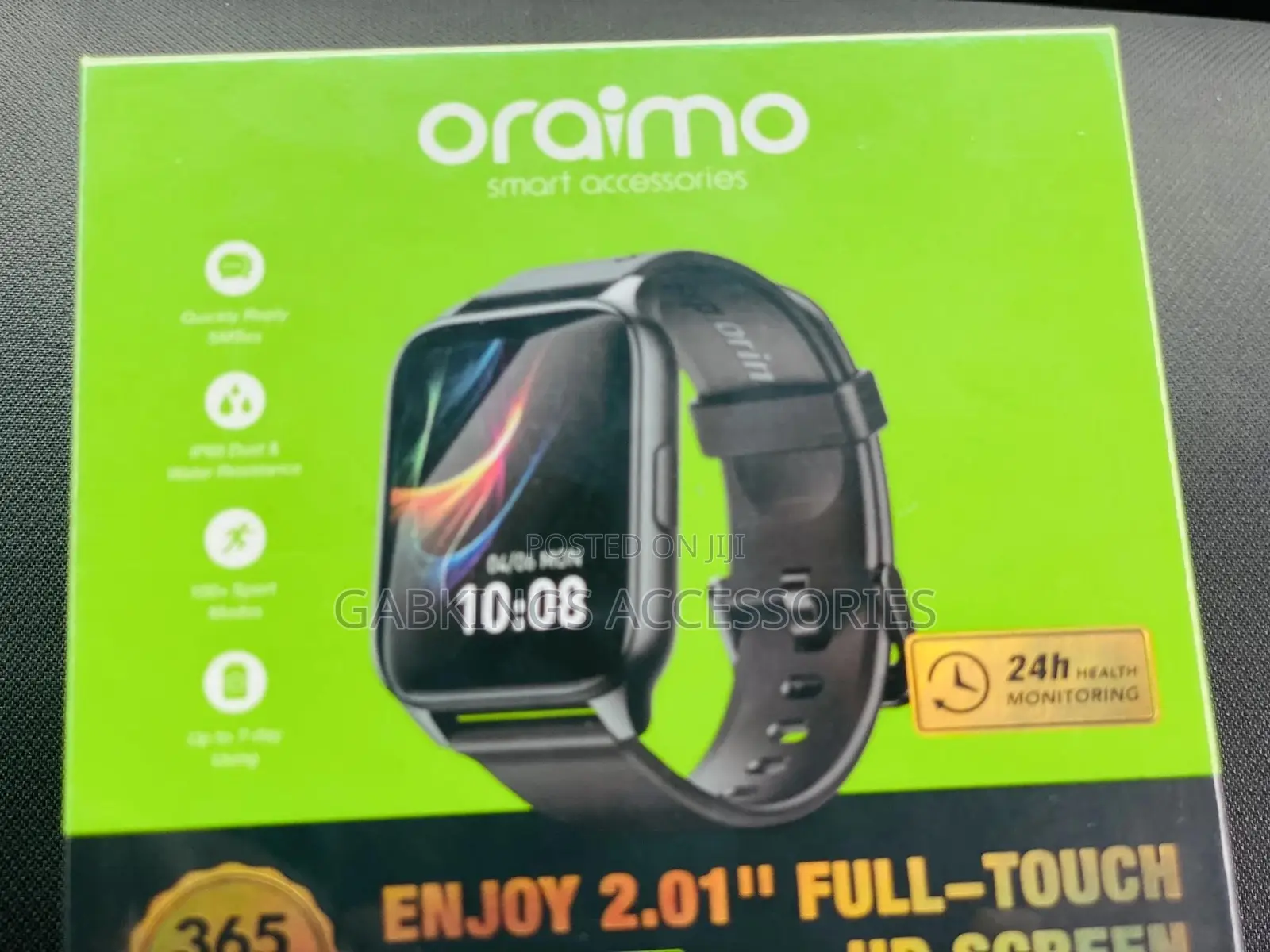 Oraimo Watch 4 PLUS 2.01". HD Ip68 Smart Watch