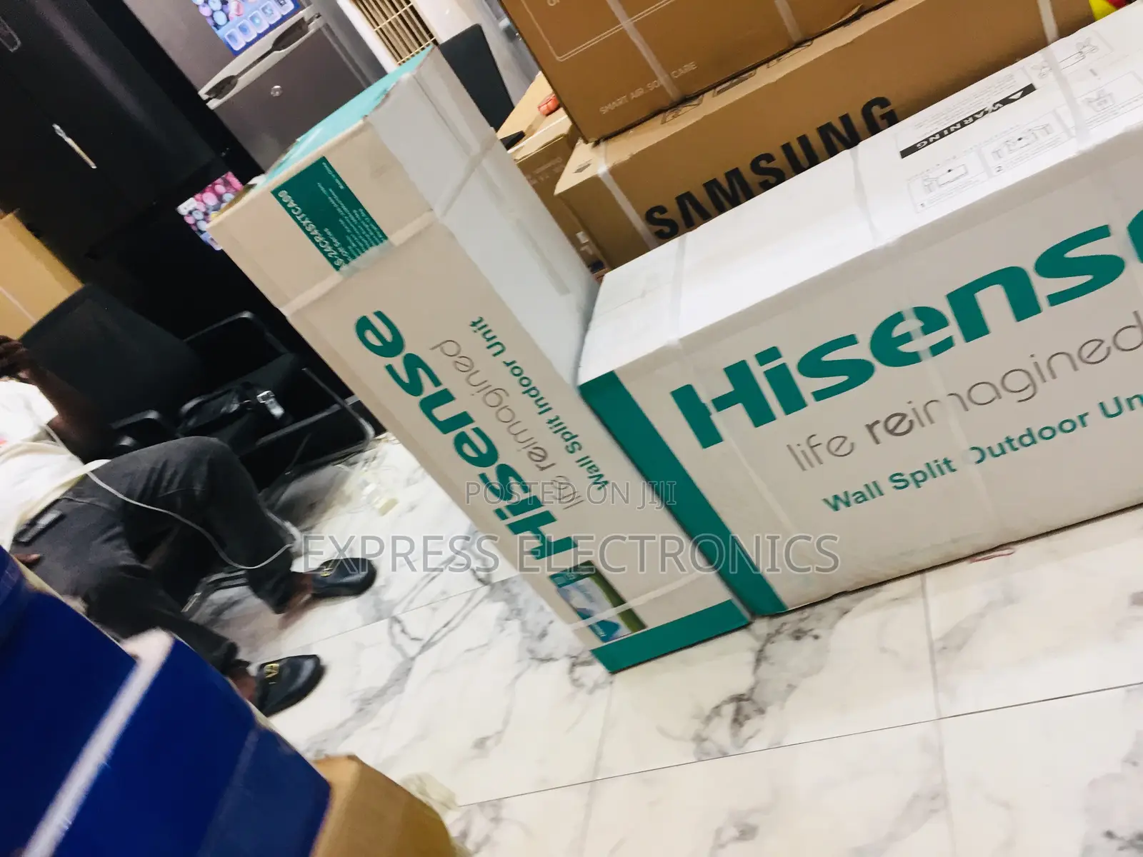3.0hp Split R410 Gas Hisense Fresh in Box  