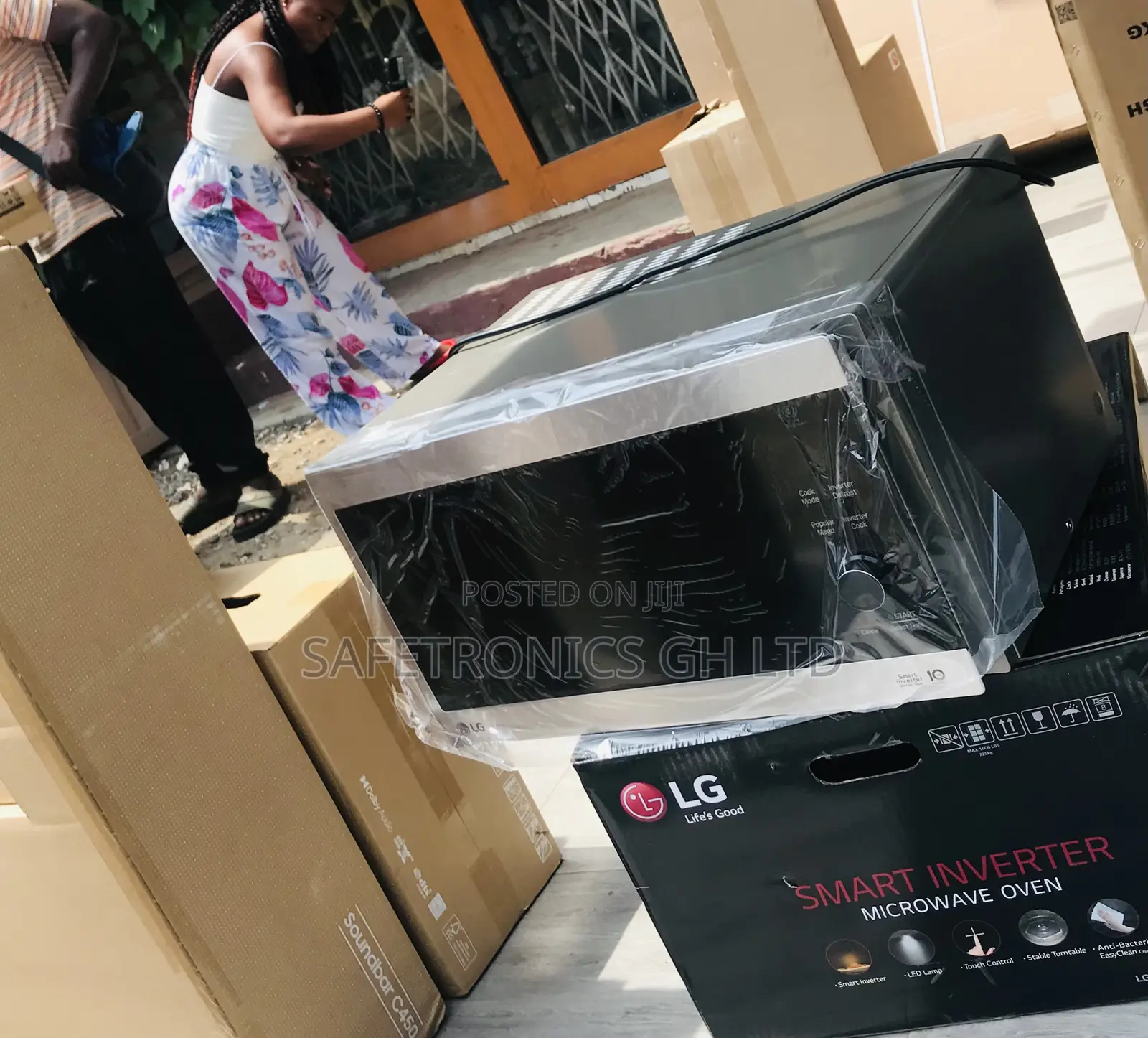 MH8265CIS Electric LG Built-in 42L Inverter Gray Microwave