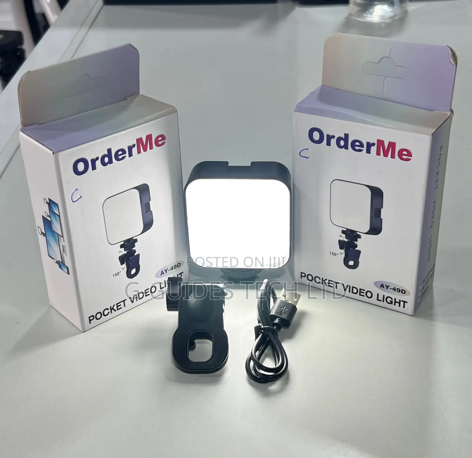 Ay-49d Pocket Video Light, LED Video Light Rechargeable
