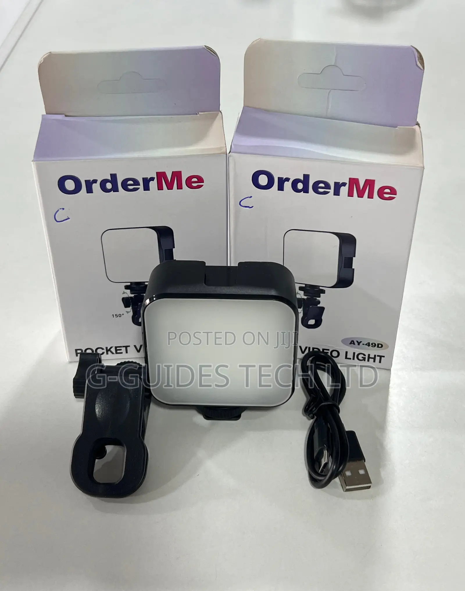 Ay-49d Pocket Video Light, LED Video Light Rechargeable