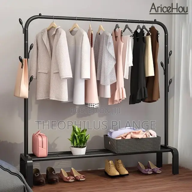 Houseware Clothing Rack,Coat Rack With Storage Shelf.