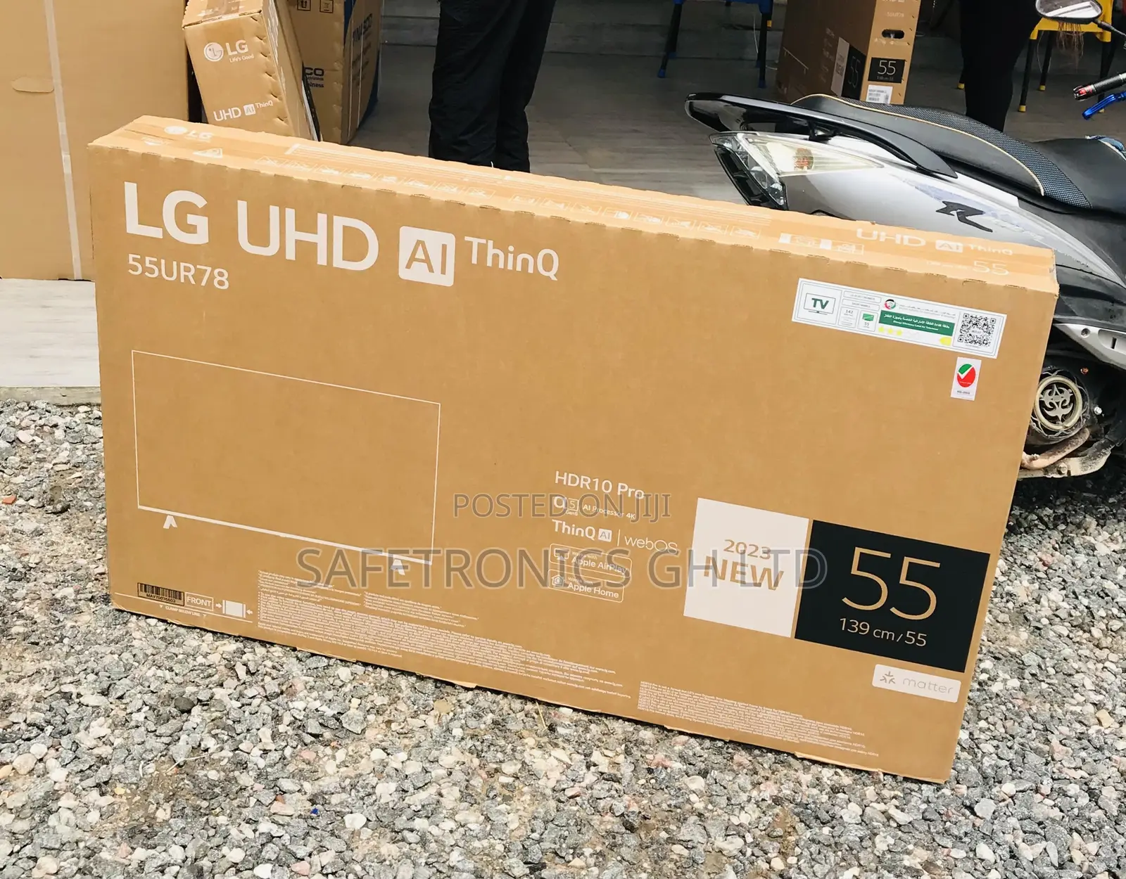 55 Inches Glossy Led UHD Smart Crystal LG UR78 Television