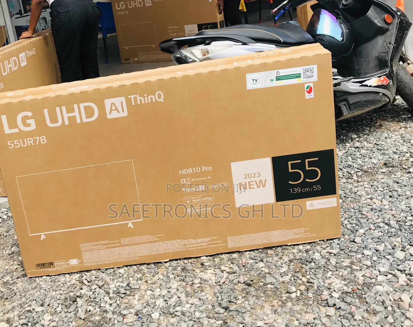 55 Inches Glossy Led UHD Smart Crystal LG UR78 Television