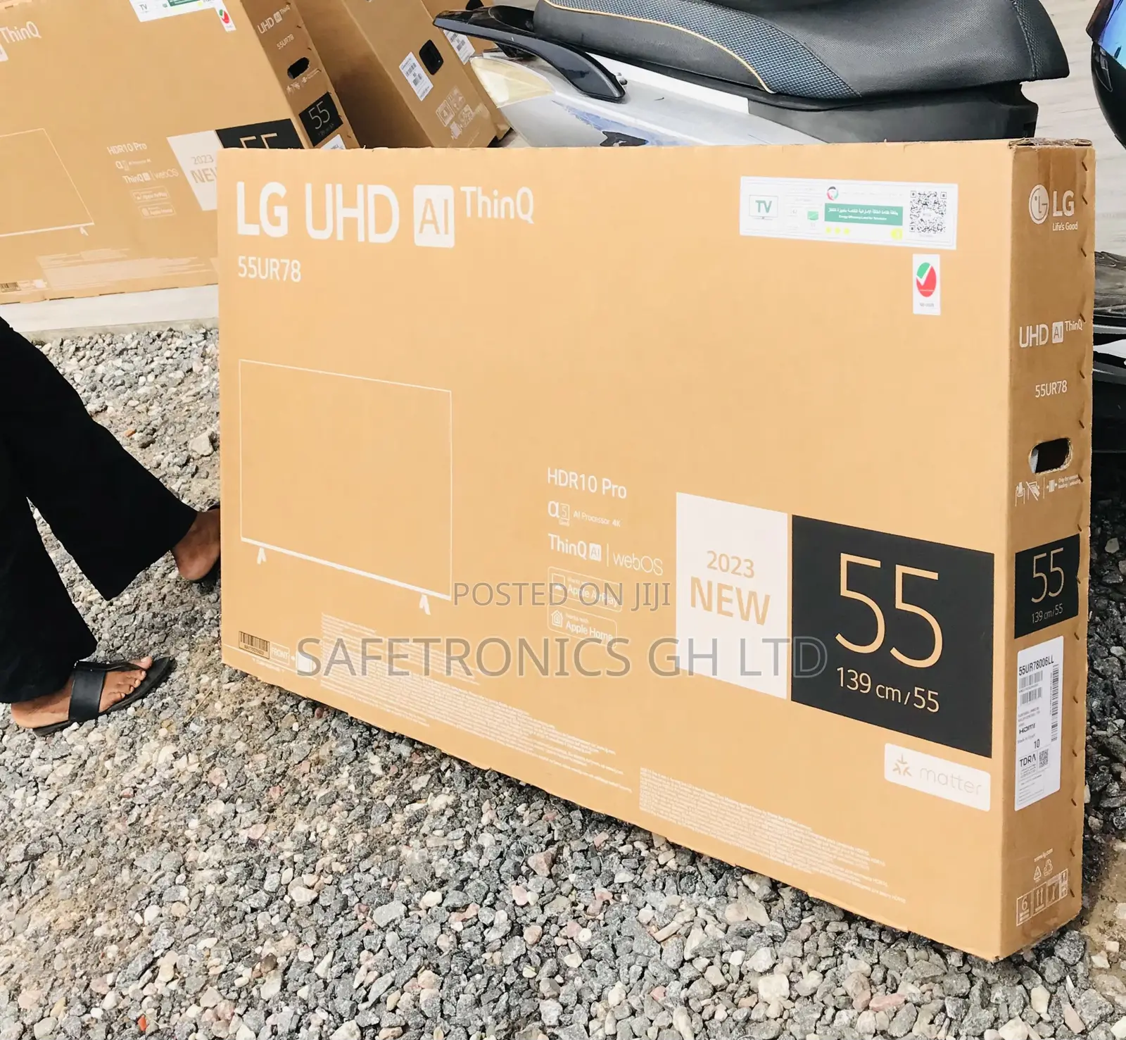  Led Smart LG UR78 55 Inches Glossy Crystal Television