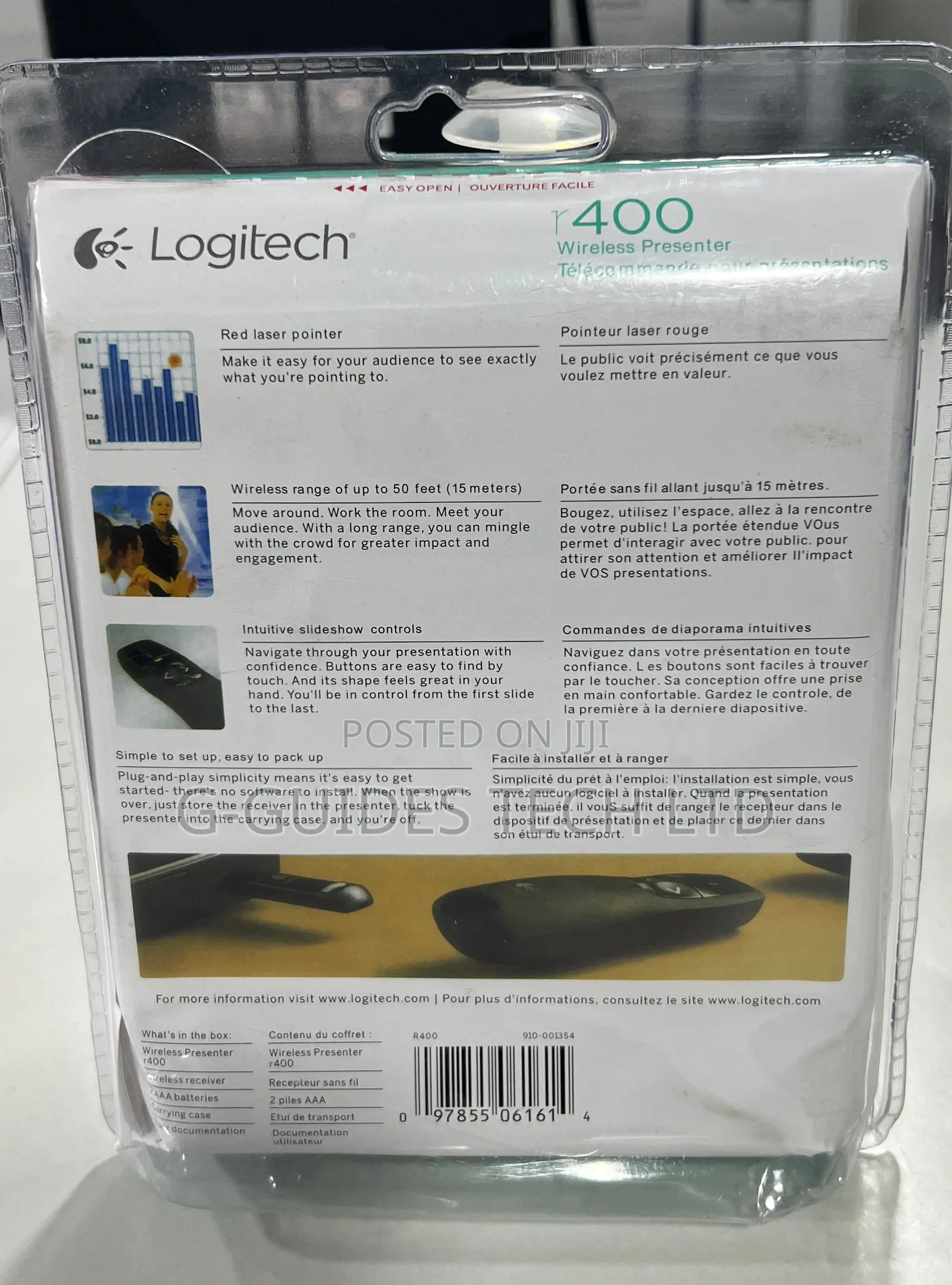 Logitech R400 Laser Presentation Remote