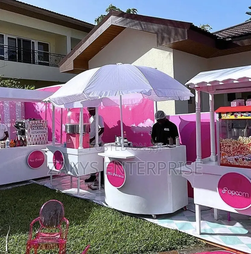 Plain White Parasol Umbrellas
