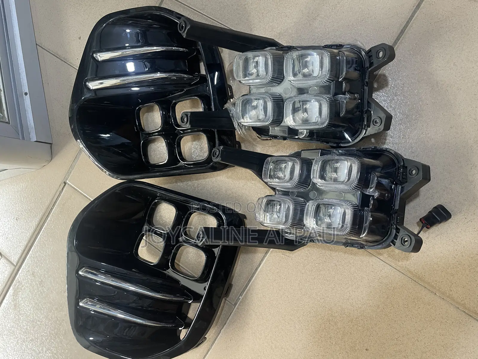 Kia Sportage Led Fog Light and Cover 2016 to 2018 Complete