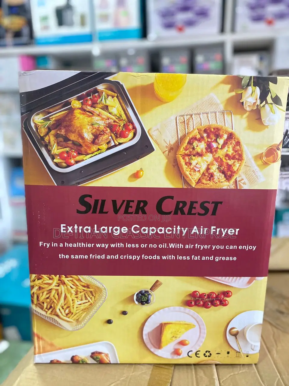 Extra Large Capacity Smoke-Free Airfryer Oven - 15liters