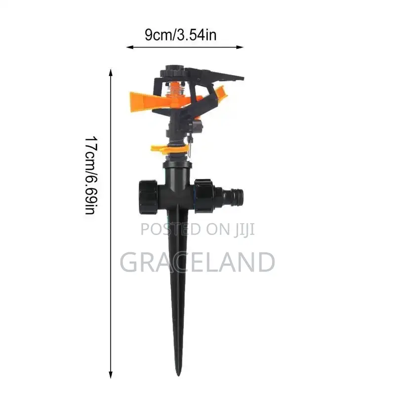 Garden Sprinkler 360° Rotation Irrigation Watering System