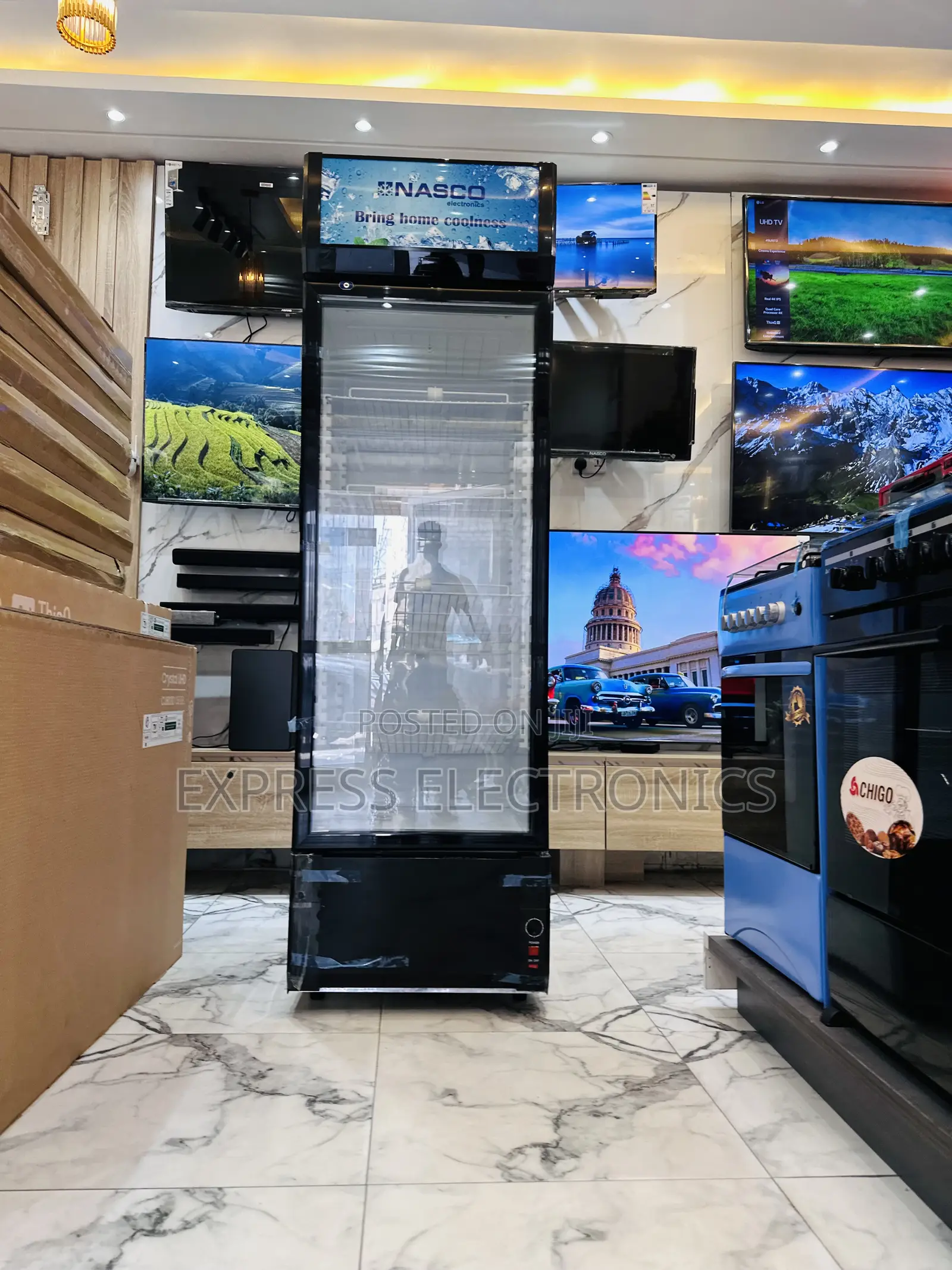 Get Discount on Nas-Fl350-1dr Display Fridge Nasco.