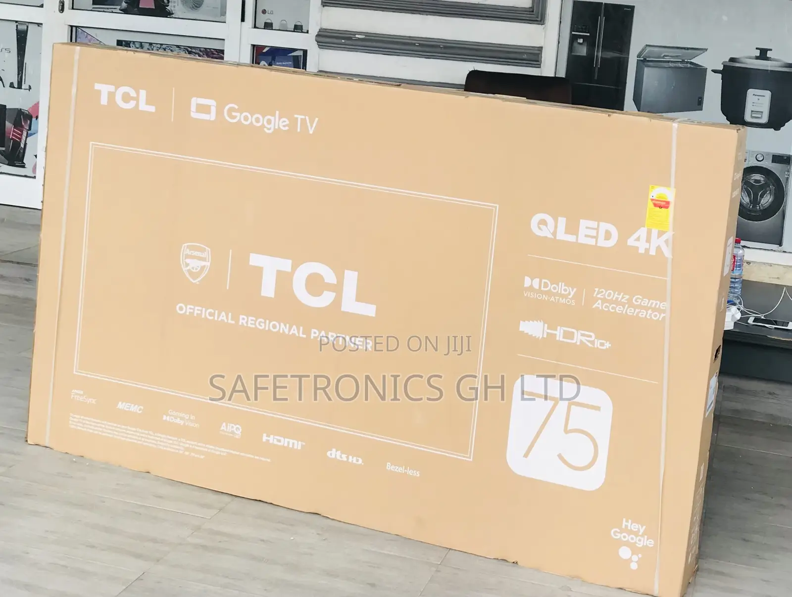 TCL 75 Inches Glossy Qled Uhd Crystal Smart C645 Tv
