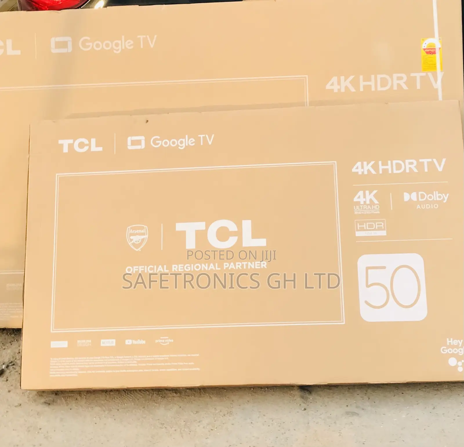 TCL 50 Inch Glossy Led UHD Smart Crystal P735 Television
