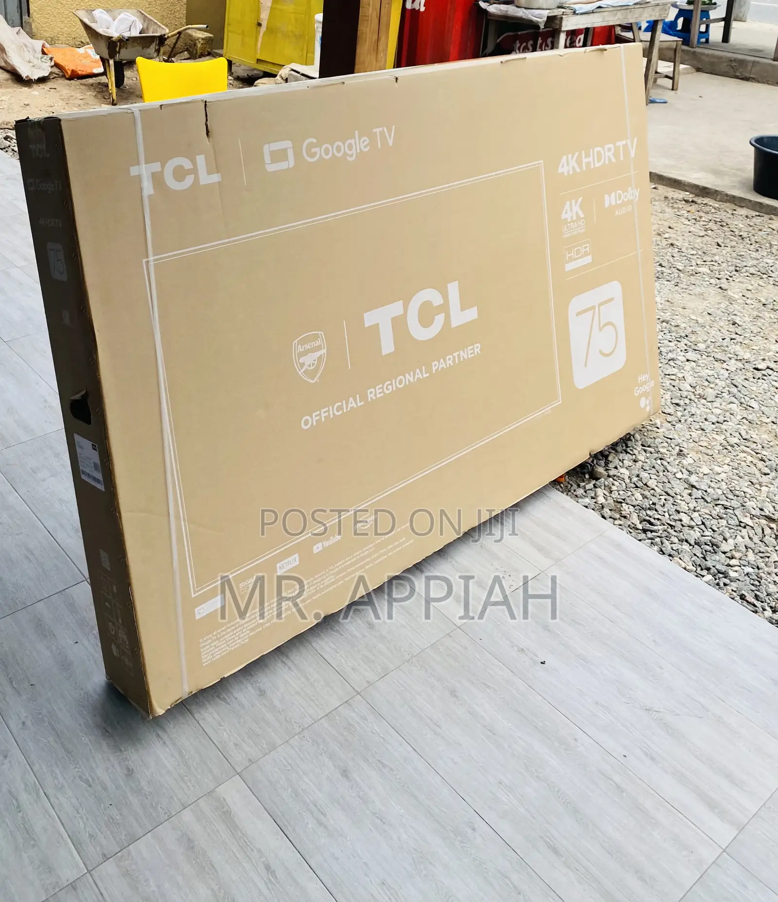 TCL Qled 75C645 Smart Android Television(Black).