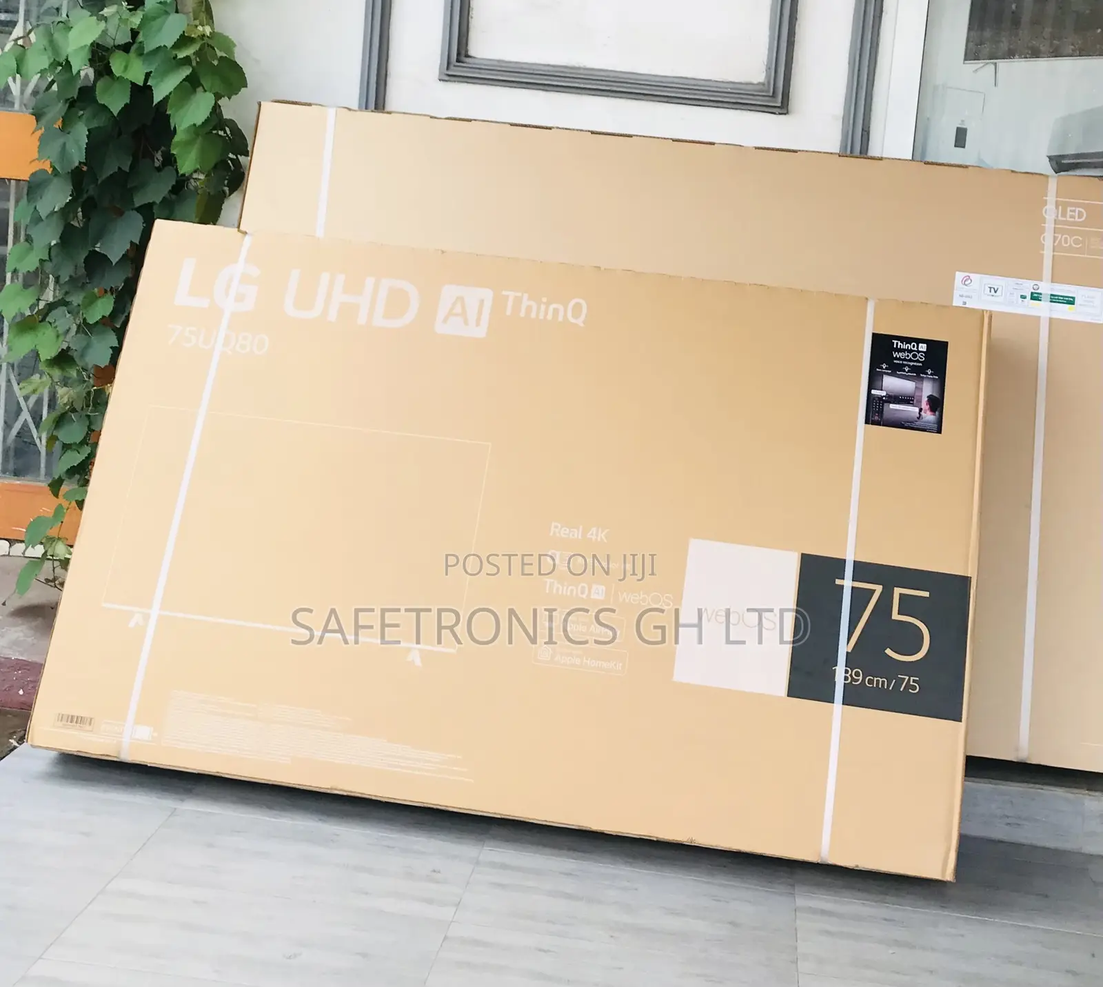 Smart 75 Inches Glossy Led UHD LG Crystal Television 