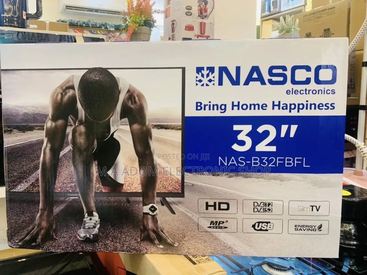 Affordable Nasco 32 Inch Digital Satellite Television.