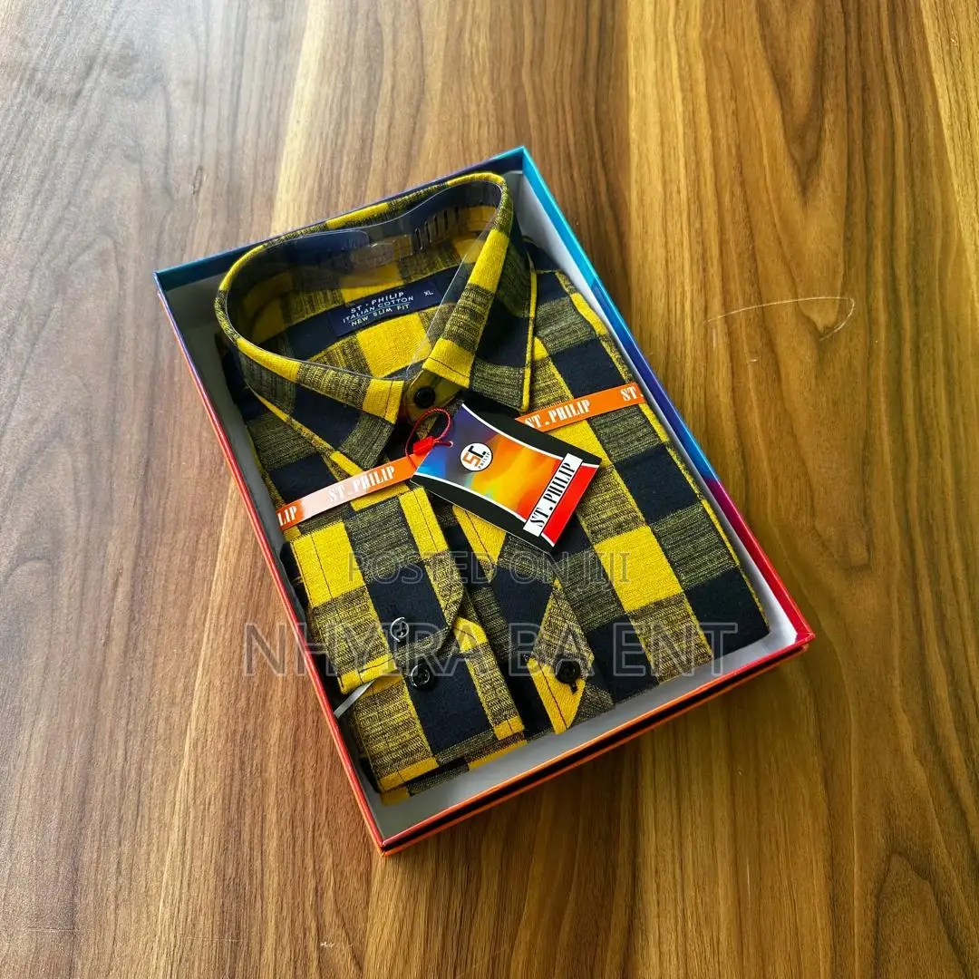 St.Philip Plaid Long Sleeves Shirt Available in Stock