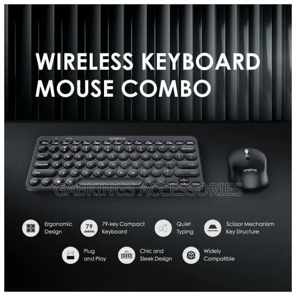 Oraimo Office Smart Dlim Wireless Keyboard Mouse KIT