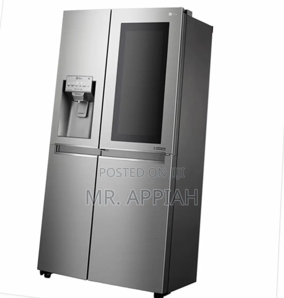 LG Instaview Side by Side ( 601 ) Refrigerator GR-J34FMUBL