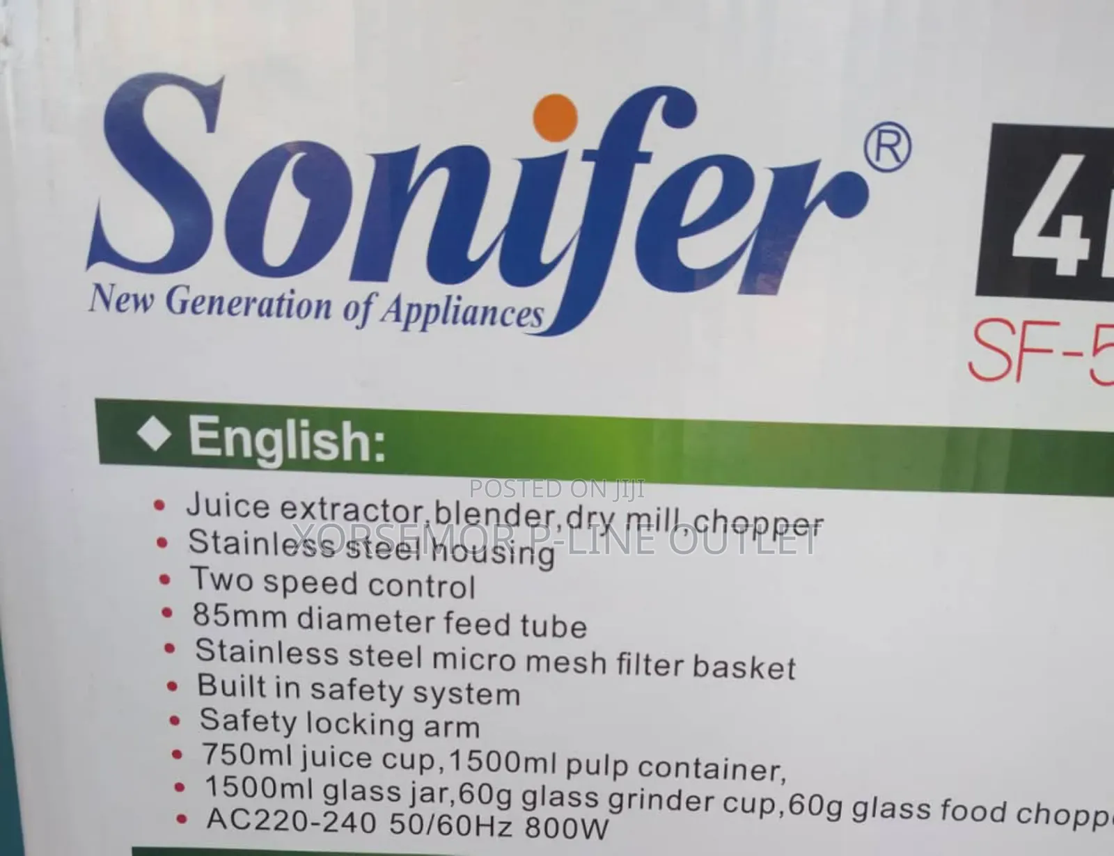 Juicer and Blender Sf-5525