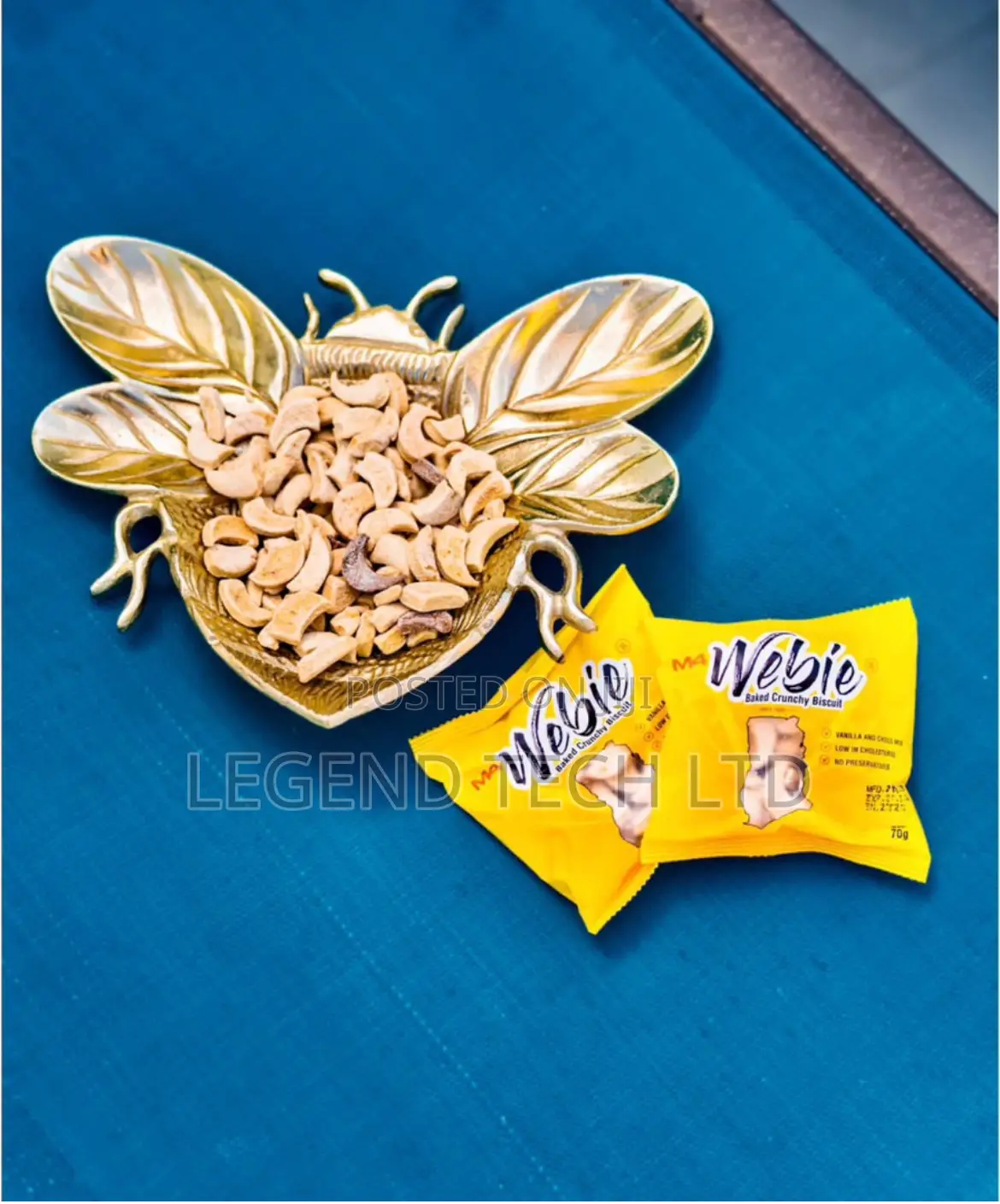 Webie Baked Crunchy Biscuits Vanilla/Chocolate Ginger