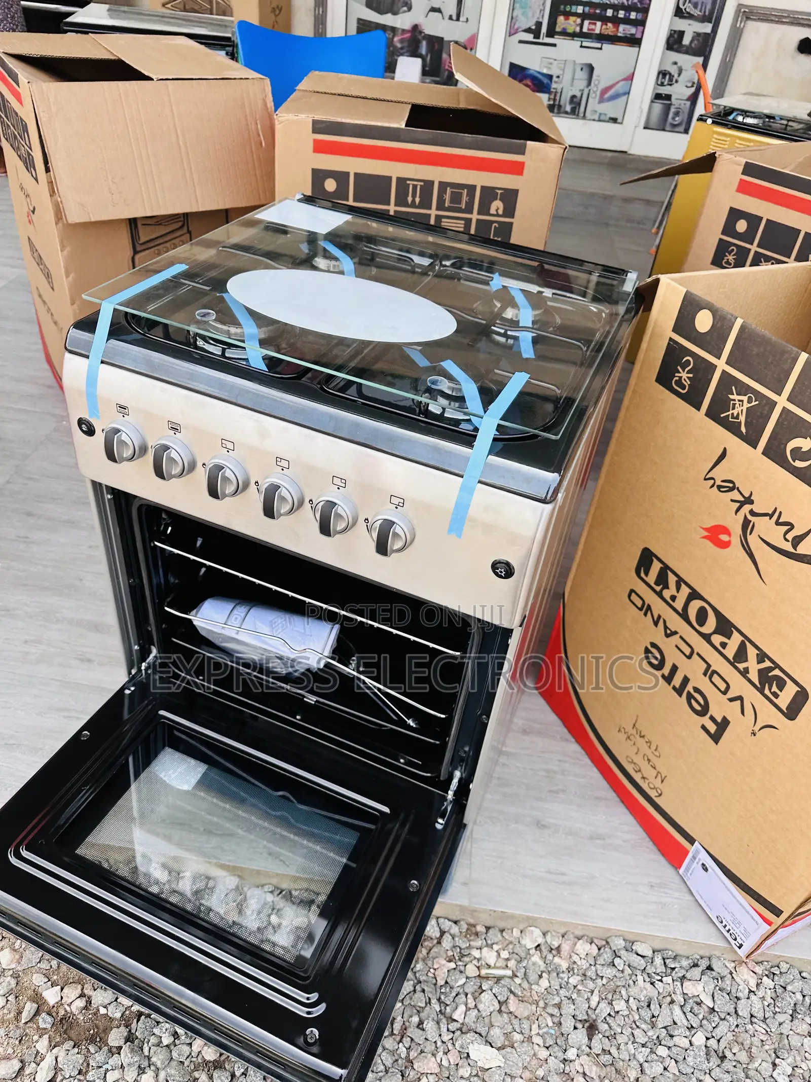 Zealous Newline Gas Cooker Oven Grill 4burner 60/60